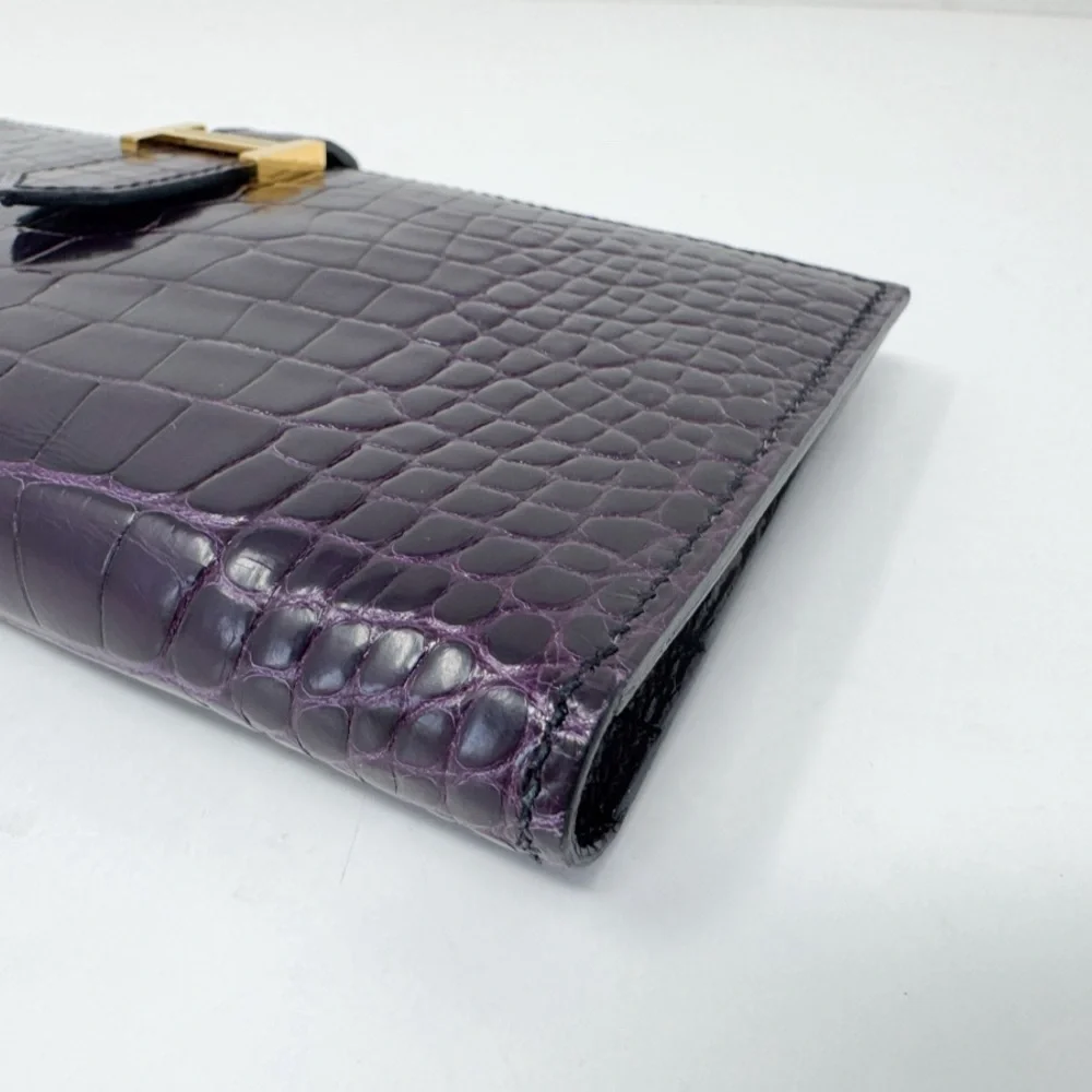 Hermes Croc Bearn Wallet - Picture 7 of 14